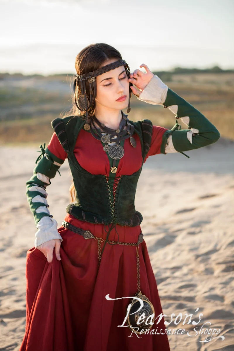 Alchemists Daughter Natural Suede Bodice - Image 3
