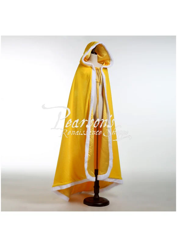 Beauty And The Beast Belle Velvet Cape - Image 4