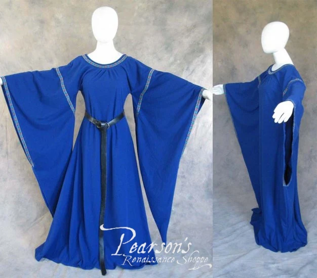 Bell Sleeve Medieval Gown - Image 3