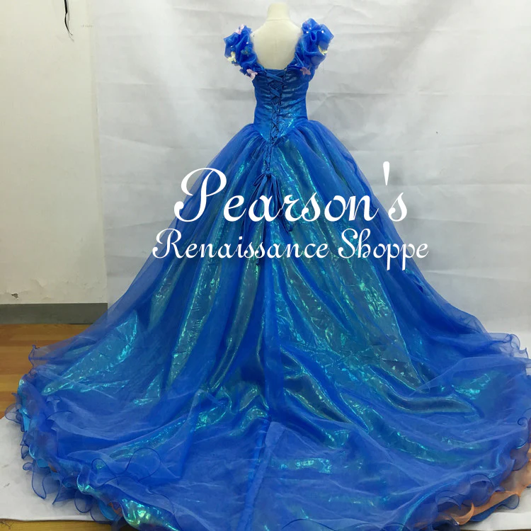 Cinderella 2015 Classic Multilayer Dress With Extended Train - Image 3