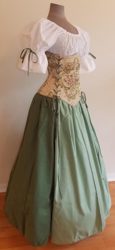 Countess Rose Under-bust Corset Set - Image 3