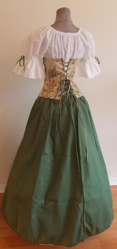 Countess Rose Under-bust Corset Set - Image 5