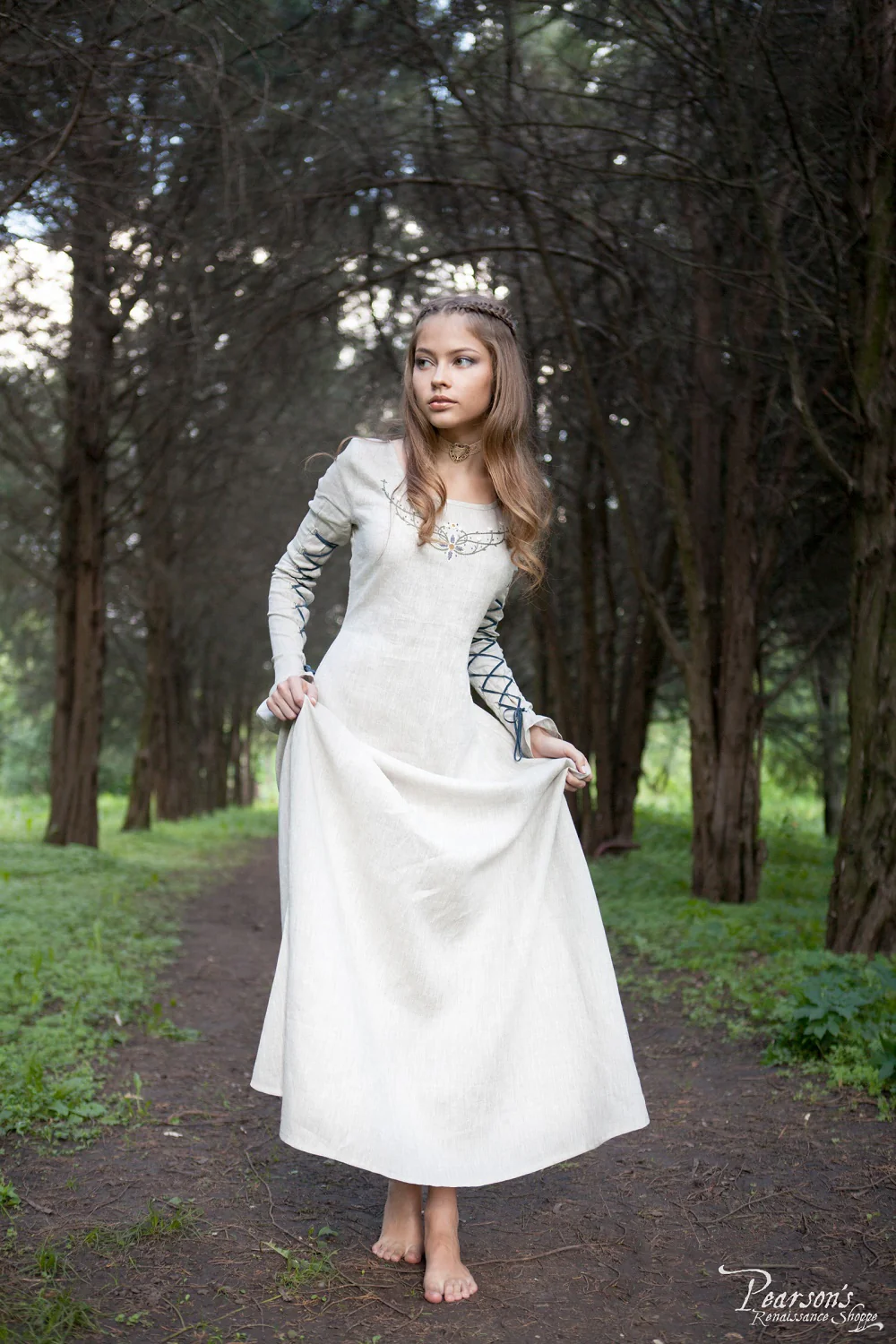 Fairy Tale Linen Dress - Image 3
