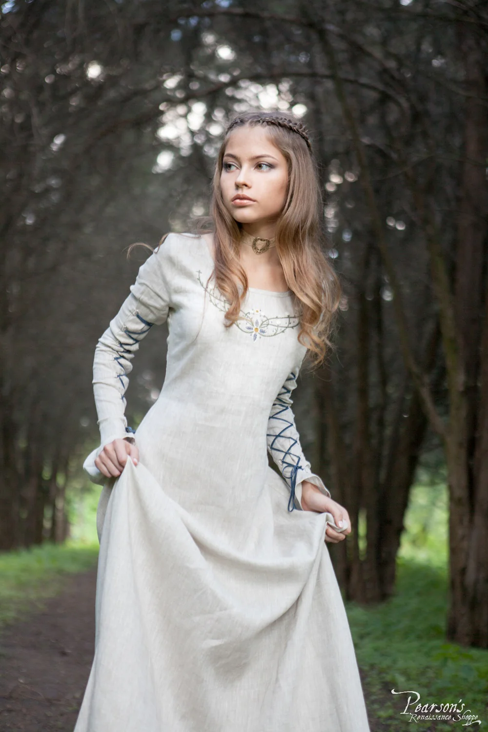 Fairy Tale Linen Dress - Image 5