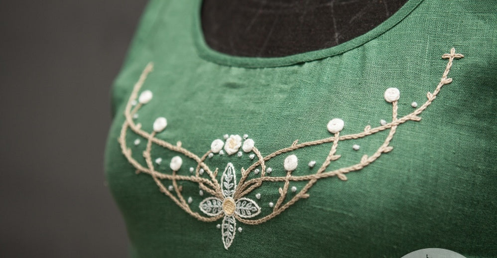 Fairy Tale Linen Dress - Image 8