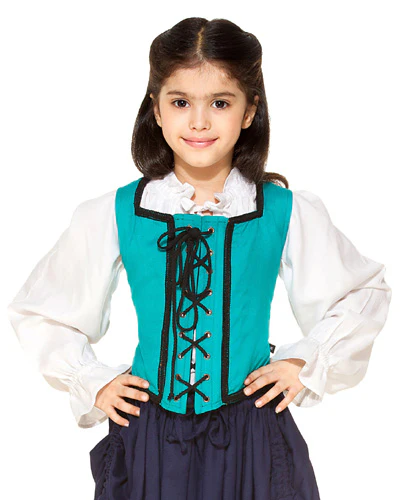 Girls Reversible Pirate Bodice - Image 3