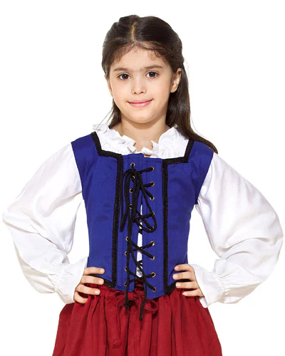 Girls Reversible Pirate Bodice - Image 4