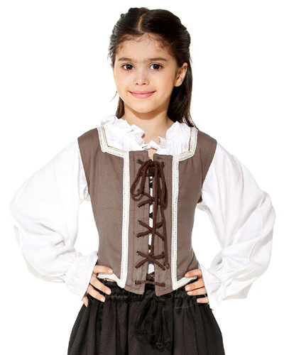 Girls Reversible Pirate Bodice - Image 5