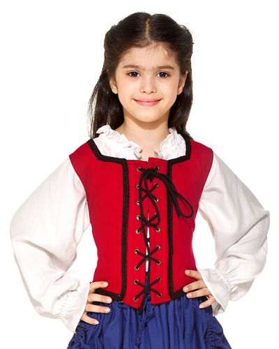 Girls Reversible Pirate Bodice - Image 7