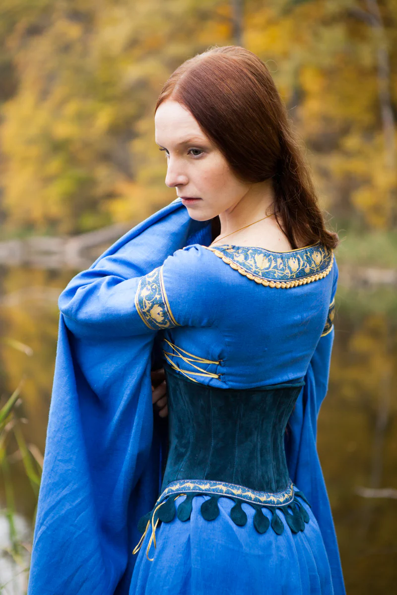 Lady of the Lake Suede Corset Belt - Image 3