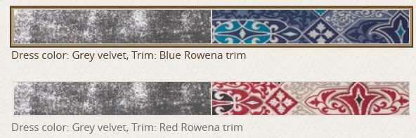 Lady Rowena Velvet Medieval Dress - Image 6