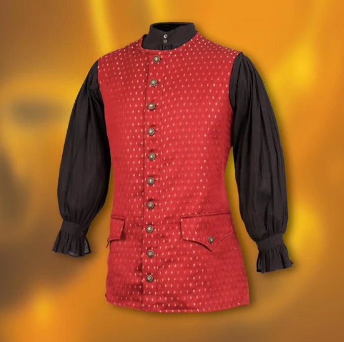 Scoundrel Long Pirate Vest - Image 4