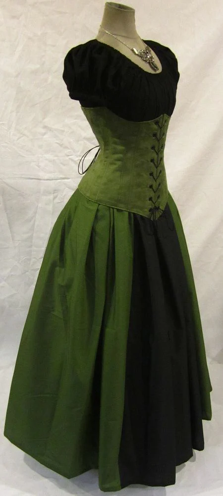 Suede Under-Bust Corset - Image 3