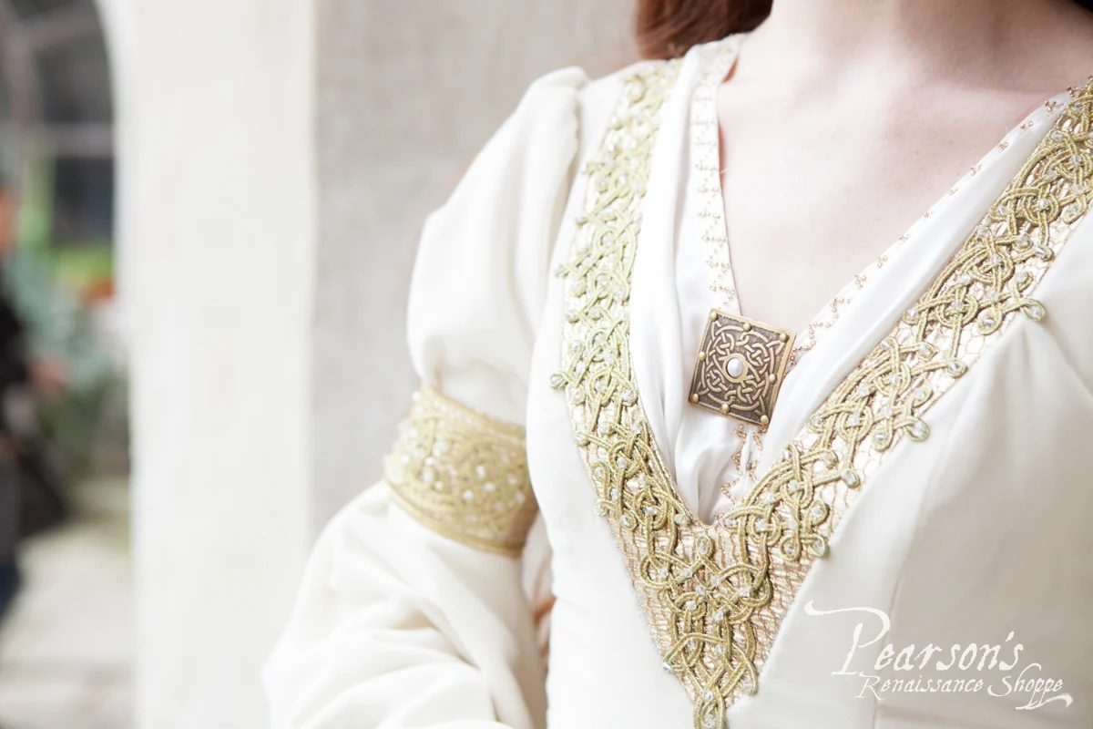 White Velvet Wedding Dress “The Accolade” - Image 6